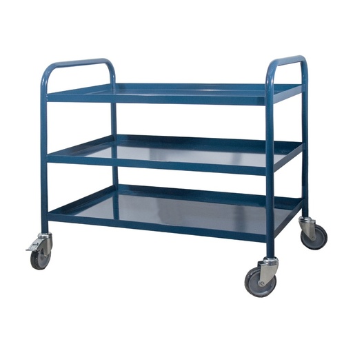 [1289] CARRO DE ACERO CON ESTANTES RESISTENTE