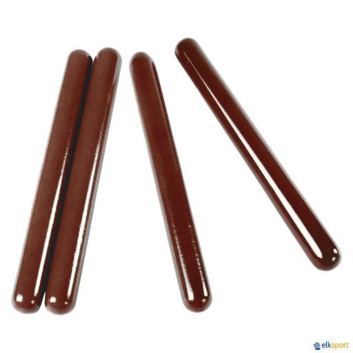 [1366] CLAVES MUSICALES DE MADERA AMAYA X2