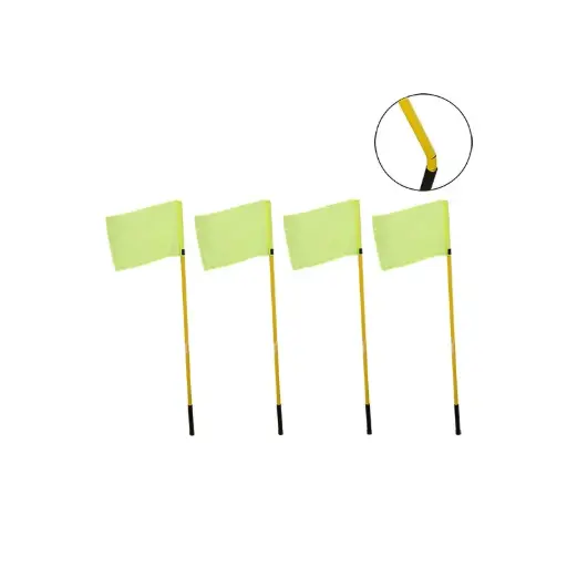 [1391] JUEGO DE 4 BANDERINES CÓRNER FLEXIBLE
